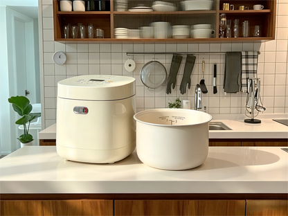 KEECOON 炊飯器 3合 一人暮らし 3合炊き 炊飯器 ミニ 低温調理機能付き 温度調節可能 セラミック内釜 小型