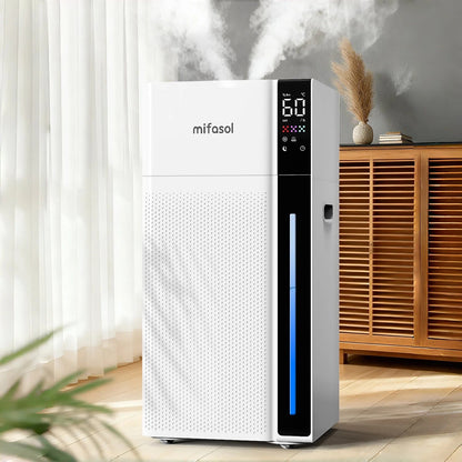 Mifasol 加湿器 ハイブリッド式 スチーム式 大容量20L 業務用 加熱式 +超音波式 加湿 器