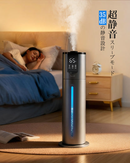 加湿器 大容量 8L 超音波式 業務用加湿器 2025 タワー型 お手入れ簡単 部品は可取り外し 掃除しやすい 上から給水
