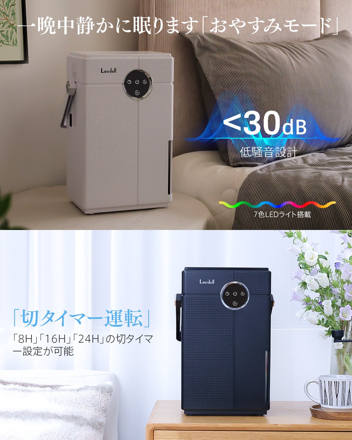 除湿機 小型 除湿乾燥機 除湿器 小型除湿機 大容量3.5L 【強力除湿量1L/日 18畳まで対応】ダブルペルチェ式 浴室乾燥機 排水ホース付き じょしつき 部屋 除湿乾燥 コンパクト 取っ手付き 静音 満水自動停止 8/16/24時間タイマー 7色ライト 電気代安い おしゃれ お手入れ簡単 軽量 脱臭 省エネ コロナ/カビ/梅雨/結露/花粉対策 家庭用 PSE認証済 ホワイト